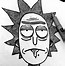 Image result for Rick and Morty Pencil Clean Drawings