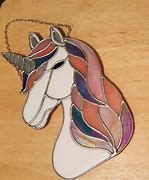 Image result for Stained Glass Art Unicorn