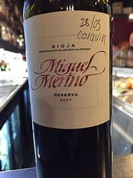 Image result for Miguel Merino Rioja Gran Reserva