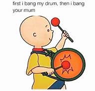 Image result for Inappropriate Caillou Memes