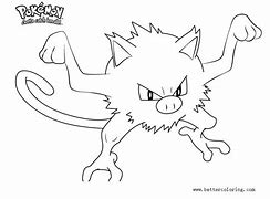 Image result for Mankey Pokemon Coloring Page