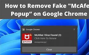 Image result for McAfee Chrome Pop Up