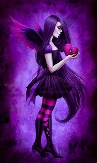 Image result for Dark Purple Gothic Fairies