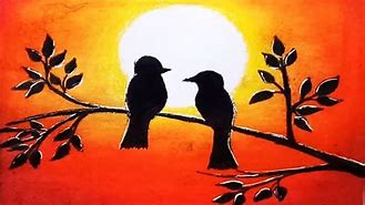Image result for Beautiful Love Bird Drawings