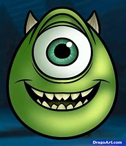 Image result for Mike Wazowski Head