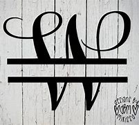 Image result for W Monogram Template