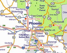 Image result for Phoenix Arizona City Map