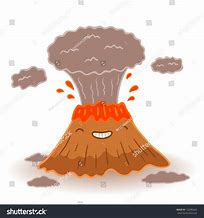 Image result for Funny Volcano Cartoon