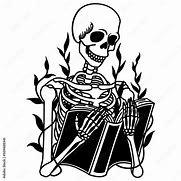 Image result for Skellington Holding 2 Stone Tablet Drawing