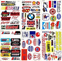 Image result for NASCAR Stickers