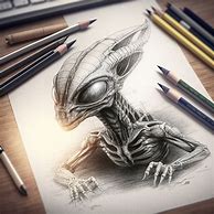 Image result for Alien Isolation Pencil Drawings