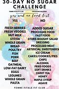 Image result for 30-Day No Sugar
