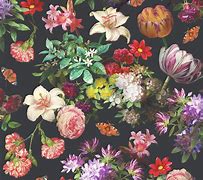 Image result for Black Vintage Floral Desktop Wallpaper