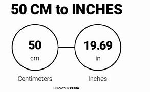 Image result for 50 Cm in Inches