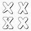 Image result for Letter X Desighn
