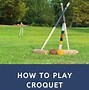 Image result for Croquet Wickets