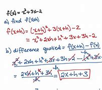 Image result for How to Do Difference Quotient