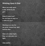 Image result for Wish On a Star Poem