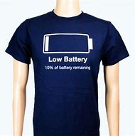 Image result for Battery Charge Shirts