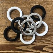 Image result for Curtain Rings with Eyelets