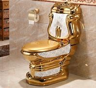Image result for 24 Karat Gold Toilet