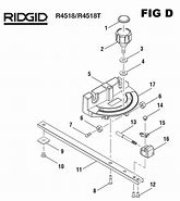 Image result for RIDGID Table Saw R4518 Parts