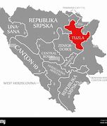 Image result for Tuzla Bosnia Map