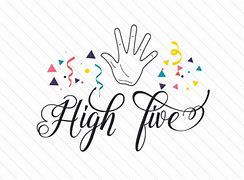 Image result for Template of High Five