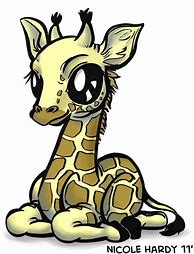 Image result for Cute Cartoon Giraffe Drawings