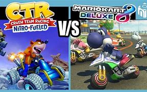 Image result for Mario Kart vs Crash Team Racing