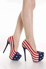 Image result for American Flag High Heels
