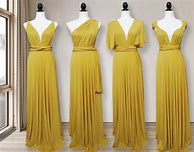 Image result for Gold Champagne Satin Bridesmaid Dress