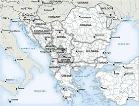 Image result for Balkans Outline