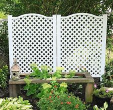 Image result for White Outdoor Privacy Panels