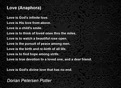 Image result for Anaphora Poem Examples