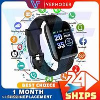 Image result for Id=116 Plus Smart Bracelet Fitness Tracker Color-Screen Smartwatch Hear