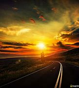 Image result for Road Background with Sunset Side View