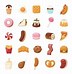 Image result for Black and White Food Icons