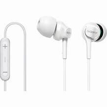 Image result for White Sony Headphones Earbuds