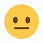 Image result for Straight Face Blue Emoji Transparent