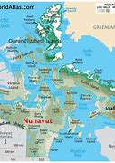 Image result for Nunavut World Map