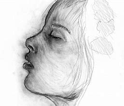 Image result for Side View Face Drawing