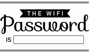 Image result for Free Printable Guest Wifi Password