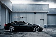 Striking Looks of Black Maserati Granturismo Fitted With ADV1 Rims — CARiD.com Gallery