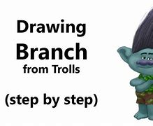 Image result for Branch Trolls Drawing