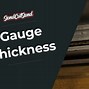 Image result for 8 Gauge Metal Thickness