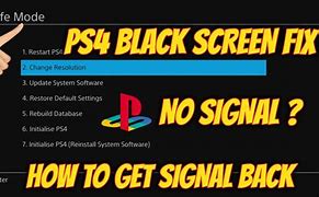 Image result for PS4 Black Screen