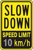 Image result for 30 Slow Down Sign