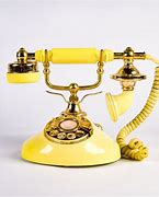 Image result for Yellow Dial Phone