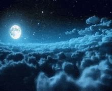 Image result for Night Sky Moon and Stars
